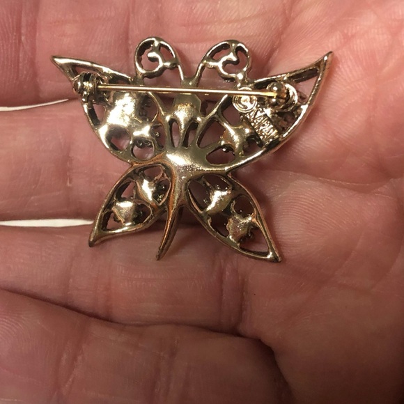 Vintage Sarah Coventry "WINGS OF FASHION" Butterfly Pin/Brooch  1974 M13 - Picture 3 of 6